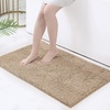 image:imageSmiry Luxury Chenille Bath Rug Set 2 Piece Extra Soft and Absorbent Shaggy Bathroom Mat Rugs Machine Washable NonSlip Plush Carpet Runner for Tub Shower and Bath Room24x1636x24Beige