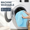 image:imageSmiry Thick Chenille Bathroom Rugs 30x20 Extra Soft Absorbent Striped Bath Rugs Rubber Backing Machine Wash Dry Bath Mats for Bathroom Floor Tub Shower Home Decor Accessories GreySky Blue