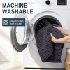 image:imageSmiry Thick Chenille Bathroom Rugs 30x20 Extra Soft Absorbent Striped Bath Rugs Rubber Backing Machine Wash Dry Bath Mats for Bathroom Floor Tub Shower Home Decor Accessories GreyDark Grey