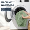 image:imageSmiry Thick Chenille Bathroom Rugs 30x20 Extra Soft Absorbent Striped Bath Rugs Rubber Backing Machine Wash Dry Bath Mats for Bathroom Floor Tub Shower Home Decor Accessories GreySage Green