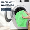 image:imageSmiry Thick Chenille Bathroom Rugs 30x20 Extra Soft Absorbent Striped Bath Rugs Rubber Backing Machine Wash Dry Bath Mats for Bathroom Floor Tub Shower Home Decor Accessories GreyMint Green