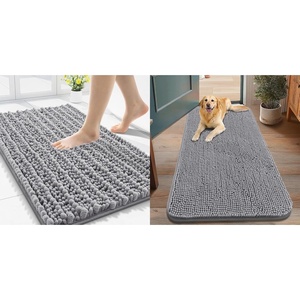 image:imageSmiry Bathroom Rugs Mat 30x20Grey Dog Door Mat for Muddy Paws 48x30 Grey