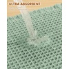 image:imageSmiry Bathroom Rugs Set 2 Piece30x20 Plus 30x18 Extra Soft Absorbent Bath Mats Non Slip Machine Washable Quick Dry Bath Rugs for Bathroom Floor Tub Shower Sage Green