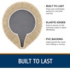 image:imageSmiry Soft Chenille Bathroom Toilet Lid Cover Machine Washable Covers 175x15 Fits Most Round Elongated and Oblong Lids Accessories Decor LatteBeige