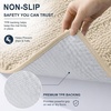 image:imageSmiry Striped Thick Bathroom Rug and Contour Toilet Rug Size 70x24  UShaped 24x20 in Sand 2 Item Bundle