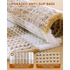 image:imageSmiry Waffle Bath Mat 30x20 Extra Soft Absorbent Checkered Bathroom Rugs Non Slip Quick Dry Machine Washable Boho Bath Rugs with Tassels for Bathroom Floor Tub Shower Brown amp WhiteBrown  White