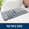 image:imageSmiry Bathroom Rugs Set 2 Piece30x20 Plus 30x20 Extra Soft Absorbent Bath Mat Non Slip Machine Washable Quick Dry Bath Rugs for Bathroom Floor Tub Shower Grey