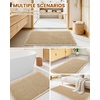 image:imageSmiry Bathroom Rugs Set 2 Piece30x20 Plus 30x20 Extra Soft Absorbent Bath Mat Non Slip Machine Washable Quick Dry Bath Rugs for Bathroom Floor Tub Shower BrownampGrey