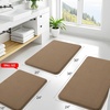 image:imageSmiry Memory Foam Bath Mat 44x24 Extra Soft NonSlip Bathroom Rug Ultra Absorbent Quick Dry Machine Washable Bathroom Mat for Shower Tub amp Floor Decor Navy BlueCamel
