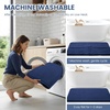 image:imageSmiry Memory Foam Bath Mat 44x24 Extra Soft NonSlip Bathroom Rug Ultra Absorbent Quick Dry Machine Washable Bathroom Mat for Shower Tub amp Floor Decor Navy BlueNavy Blue