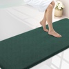 image:imageSmiry Memory Foam Bath Mat 44x24 Extra Soft NonSlip Bathroom Rug Ultra Absorbent Quick Dry Machine Washable Bathroom Mat for Shower Tub amp Floor Decor Navy BlueGreen