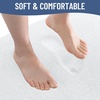 image:imageSmiry Memory Foam Bath Mat 44x24 Extra Soft NonSlip Bathroom Rug Ultra Absorbent Quick Dry Machine Washable Bathroom Mat for Shower Tub amp Floor Decor Navy BlueWhite