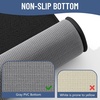 image:imageSmiry Memory Foam Bath Mat 44x24 Extra Soft NonSlip Bathroom Rug Ultra Absorbent Quick Dry Machine Washable Bathroom Mat for Shower Tub amp Floor Decor Navy BlueBlack