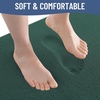 image:imageSmiry Memory Foam Bath Mat 44x24 Extra Soft NonSlip Bathroom Rug Ultra Absorbent Quick Dry Machine Washable Bathroom Mat for Shower Tub amp Floor Decor Navy BlueGreen