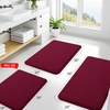 image:imageSmiry Memory Foam Bath Mat 44x24 Extra Soft NonSlip Bathroom Rug Ultra Absorbent Quick Dry Machine Washable Bathroom Mat for Shower Tub amp Floor Decor Navy BlueBurgundy