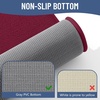 image:imageSmiry Memory Foam Bath Mat 44x24 Extra Soft NonSlip Bathroom Rug Ultra Absorbent Quick Dry Machine Washable Bathroom Mat for Shower Tub amp Floor Decor Navy BlueBurgundy