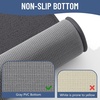 image:imageSmiry Memory Foam Bath Mat 44x24 Extra Soft NonSlip Bathroom Rug Ultra Absorbent Quick Dry Machine Washable Bathroom Mat for Shower Tub amp Floor Decor Navy BlueDary Grey