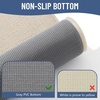 image:imageSmiry Memory Foam Bath Mat 44x24 Extra Soft NonSlip Bathroom Rug Ultra Absorbent Quick Dry Machine Washable Bathroom Mat for Shower Tub amp Floor Decor Navy BlueBeige