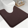 image:imageSmiry Memory Foam Bath Mat 44x24 Extra Soft NonSlip Bathroom Rug Ultra Absorbent Quick Dry Machine Washable Bathroom Mat for Shower Tub amp Floor Decor Navy BlueBrown