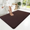 image:imageSmiry Memory Foam Bath Mat 44x24 Extra Soft NonSlip Bathroom Rug Ultra Absorbent Quick Dry Machine Washable Bathroom Mat for Shower Tub amp Floor Decor Navy BlueBrown
