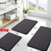 image:imageSmiry Memory Foam Bath Mat 44x24 Extra Soft NonSlip Bathroom Rug Ultra Absorbent Quick Dry Machine Washable Bathroom Mat for Shower Tub amp Floor Decor Navy BlueDary Grey