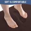 image:imageSmiry Memory Foam Bath Mat 44x24 Extra Soft NonSlip Bathroom Rug Ultra Absorbent Quick Dry Machine Washable Bathroom Mat for Shower Tub amp Floor Decor Navy BlueBrown