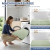 image:imageSmiry Memory Foam Bath Mat 44x24 Extra Soft NonSlip Bathroom Rug Ultra Absorbent Quick Dry Machine Washable Bathroom Mat for Shower Tub amp Floor Decor Navy BlueSage Green