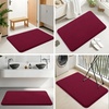 image:imageSmiry Memory Foam Bath Mat 44x24 Extra Soft NonSlip Bathroom Rug Ultra Absorbent Quick Dry Machine Washable Bathroom Mat for Shower Tub amp Floor Decor Navy BlueBurgundy