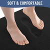image:imageSmiry Memory Foam Bath Mat 44x24 Extra Soft NonSlip Bathroom Rug Ultra Absorbent Quick Dry Machine Washable Bathroom Mat for Shower Tub amp Floor Decor Navy BlueBlack