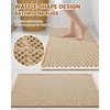 image:imageSmiry Upgraded Waffle Bath Mat 30X20 UltraSoft Absorbent NonSlip Bathroom Floor Rug Washable QuickDry Bath Mat for Bathroom Tub amp Shower BrownBrown