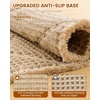 image:imageSmiry Waffle Bath Mat 30x20 Soft Absorbent Non Slip Bathroom Rug with Tassels Machine Washable Quick Dry Bath Mat for Bathroom Floor Tub Shower Home Decor Accessories BrownBrown