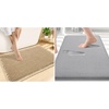 image:imageSmiry Bathroom Rugs Set 2 Piece30x20 Plus 30x20 Extra Soft Absorbent Bath Mat Non Slip Machine Washable Quick Dry Bath Rugs for Bathroom Floor Tub Shower BrownampGrey