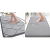 image:imageSmiry Bathroom Rugs Set 2 Piece30x20 Plus 30x20 Extra Soft Absorbent Bath Mat Non Slip Machine Washable Quick Dry Bath Rugs for Bathroom Floor Tub Shower Grey