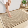 image:imageSmiry Upgraded Waffle Bath Mat 30X20 UltraSoft Absorbent NonSlip Bathroom Floor Rug Washable QuickDry Bath Mat for Bathroom Tub amp Shower BrownBrown