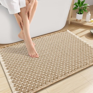 image:imageSmiry Upgraded Waffle Bath Mat 30X20 UltraSoft Absorbent NonSlip Bathroom Floor Rug Washable QuickDry Bath Mat for Bathroom Tub amp Shower BrownBrown