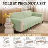 image:imageSmiry Waterproof Couch Cover for Dogs Washable Non Slip Plush Flannel Couch Protector Pet Friendly Soft Sofa Covers for Living Room Dark Green 36 x 71Green