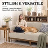 image:imageSmiry Waterproof Couch Cover for Dogs Washable Non Slip Plush Flannel Couch Protector Pet Friendly Soft Sofa Covers for Living Room Dark Green 36 x 71Apricot