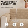 image:imageSmiry Waterproof Couch Cover for Dogs Washable Non Slip Plush Flannel Couch Protector Pet Friendly Soft Sofa Covers for Living Room Dark Green 36 x 71Khaki