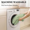 image:imageSmiry Waterproof Couch Cover for Dogs Washable Non Slip Plush Flannel Couch Protector Pet Friendly Soft Sofa Covers for Living Room Dark Green 36 x 71Green
