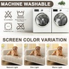 image:imageSmiry Waterproof Couch Covers for Dogs Washable Non Slip Plush Pet Sofa Cover Scratch Resistant Flannel Furniture Protector for Dogs White 36 x 71Apricot