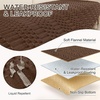 image:imageSmiry Waterproof Couch Covers for Dogs Washable Non Slip Plush Pet Sofa Cover Scratch Resistant Flannel Furniture Protector for Dogs White 36 x 71Chocolate