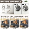 image:imageSmiry Waterproof Couch Covers for Dogs Washable Non Slip Plush Pet Sofa Cover Scratch Resistant Flannel Furniture Protector for Dogs White 36 x 71Dark Grey