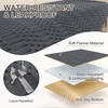 image:imageSmiry Waterproof Couch Covers for Dogs Washable Non Slip Plush Pet Sofa Cover Scratch Resistant Flannel Furniture Protector for Dogs White 36 x 71Dark Grey