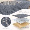 image:imageSmiry Waterproof Couch Covers for Dogs Washable Non Slip Plush Pet Sofa Cover Scratch Resistant Flannel Furniture Protector for Dogs White 36 x 71Grey
