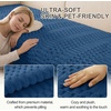 image:imageSmiry Waterproof Couch Covers for Dogs Washable Non Slip Plush Pet Sofa Cover Scratch Resistant Flannel Furniture Protector for Dogs White 36 x 71Navy
