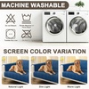 image:imageSmiry Waterproof Couch Covers for Dogs Washable Non Slip Plush Pet Sofa Cover Scratch Resistant Flannel Furniture Protector for Dogs White 36 x 71Navy