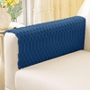 image:imageSmiry Waterproof Couch Covers for Dogs Washable Non Slip Plush Pet Sofa Cover Scratch Resistant Flannel Furniture Protector for Dogs White 36 x 71Navy
