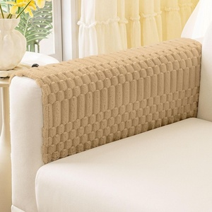 image:imageSmiry Waterproof Couch Covers for Dogs Washable Non Slip Plush Pet Sofa Cover Scratch Resistant Flannel Furniture Protector for Dogs White 36 x 71Camel