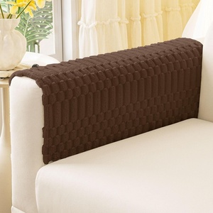 image:imageSmiry Waterproof Couch Covers for Dogs Washable Non Slip Plush Pet Sofa Cover Scratch Resistant Flannel Furniture Protector for Dogs White 36 x 71Chocolate