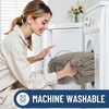 image:imageSmiry Luxury Chenille Bathroom Rugs 36x24 Extra Soft and Absorbent Shaggy Bath Mat Machine Washable NonSlip Plush Carpet Runner for Tub Shower and Floor Home Decor Accessories Latte